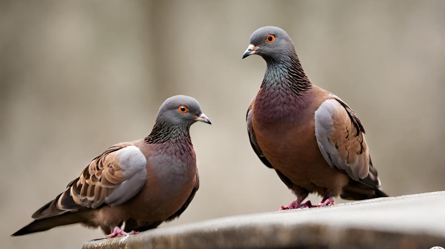 Brown Pigeons Rare