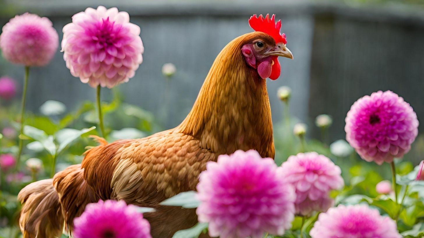 Can Chickens Safely Eat Dahlia Flowers or Plants
