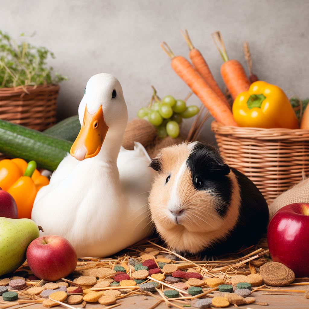 Can Ducks Eat Guinea Pig Food? Dietary Needs Comparison