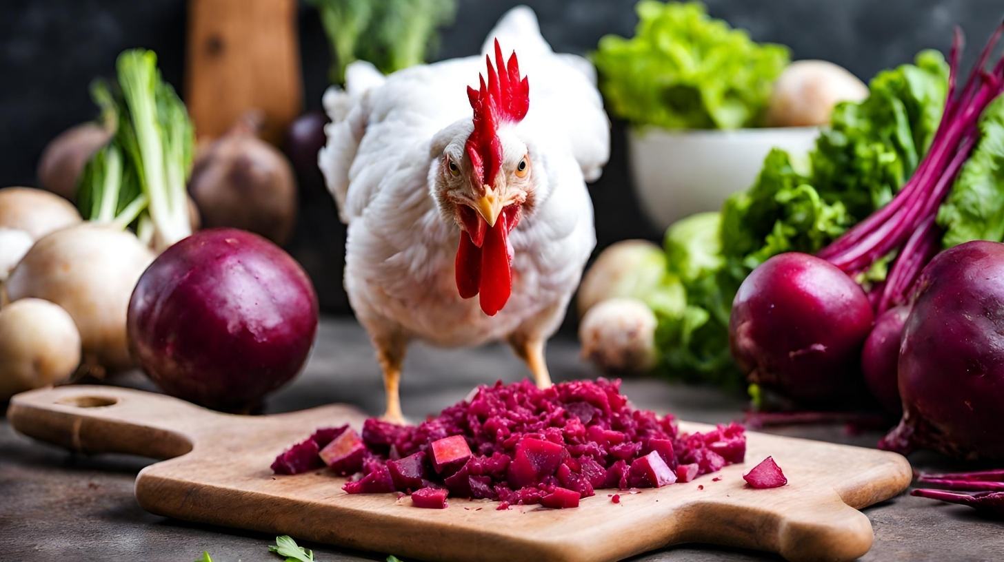 Chickens Eat Beets