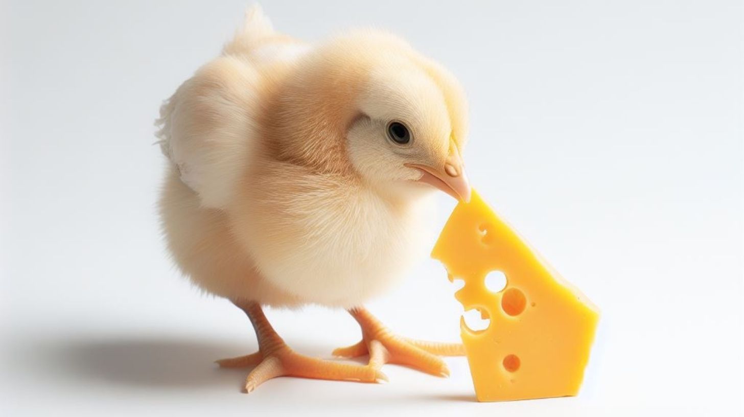 Chickens Eat Cheese