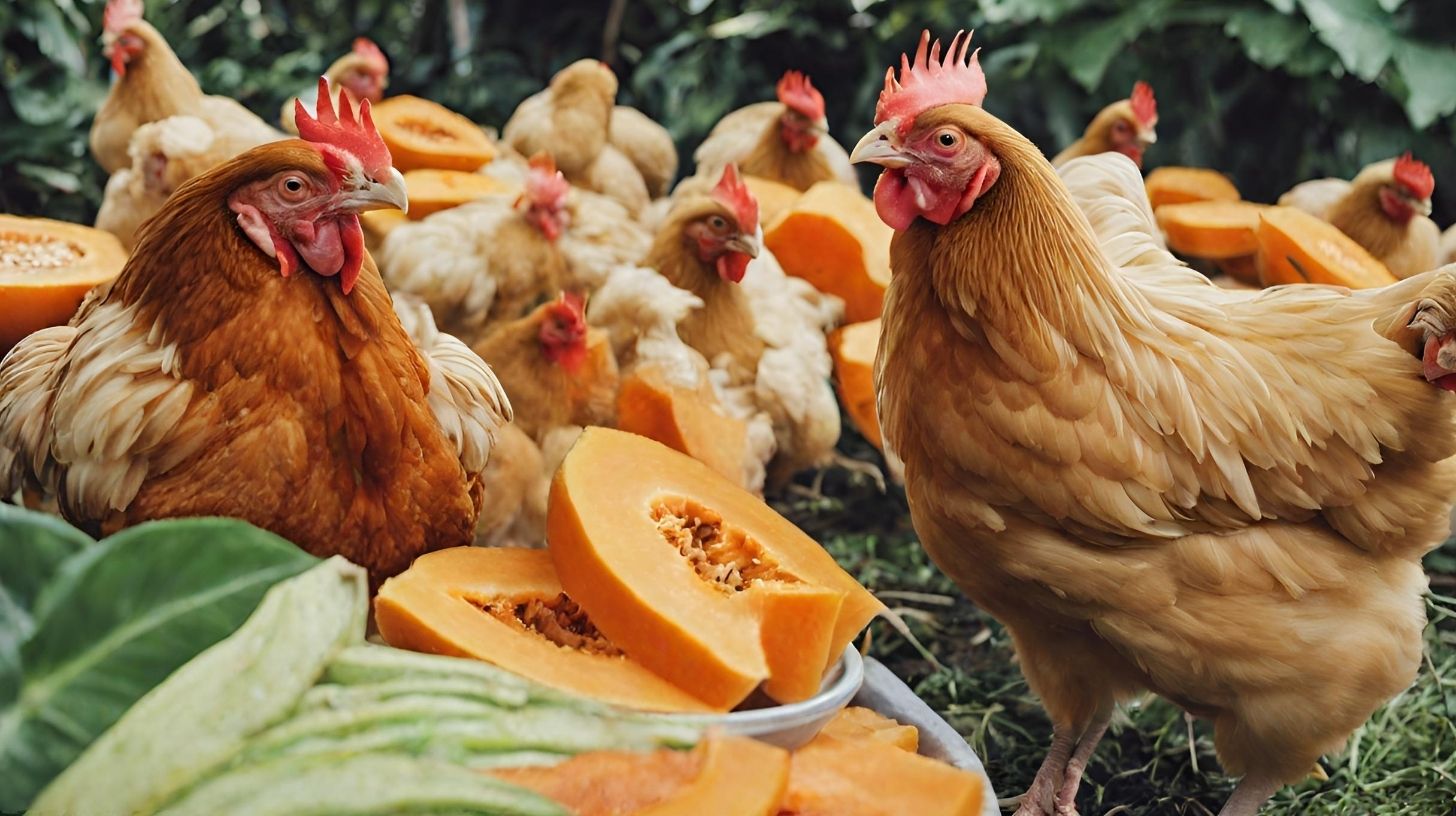 Chickens Safely Eat Papaya