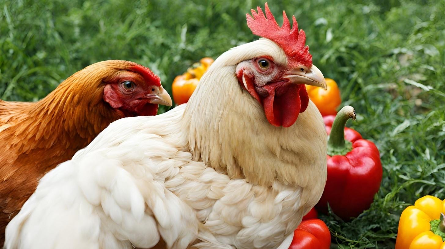 Chickens With Bell Peppers