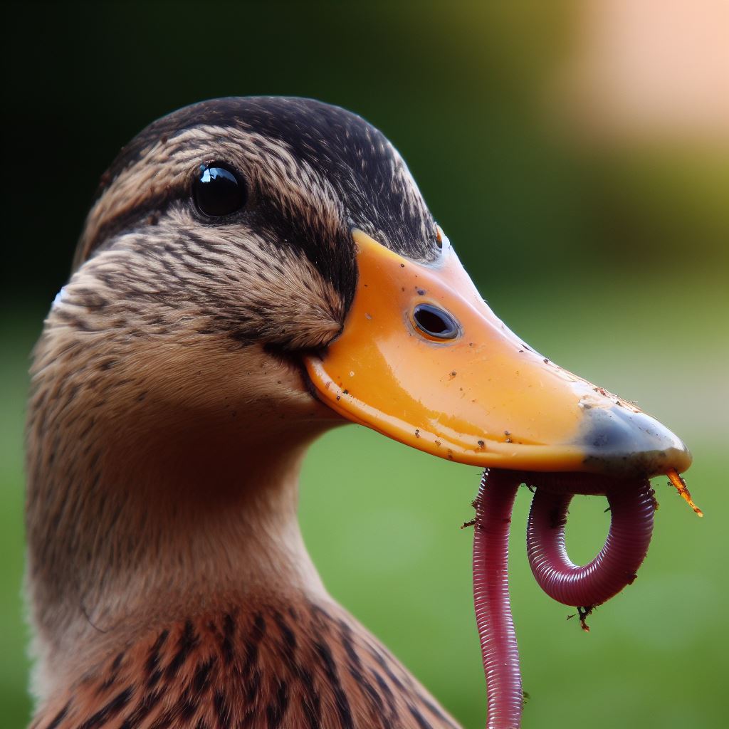 Do Ducks Eat Earthworms