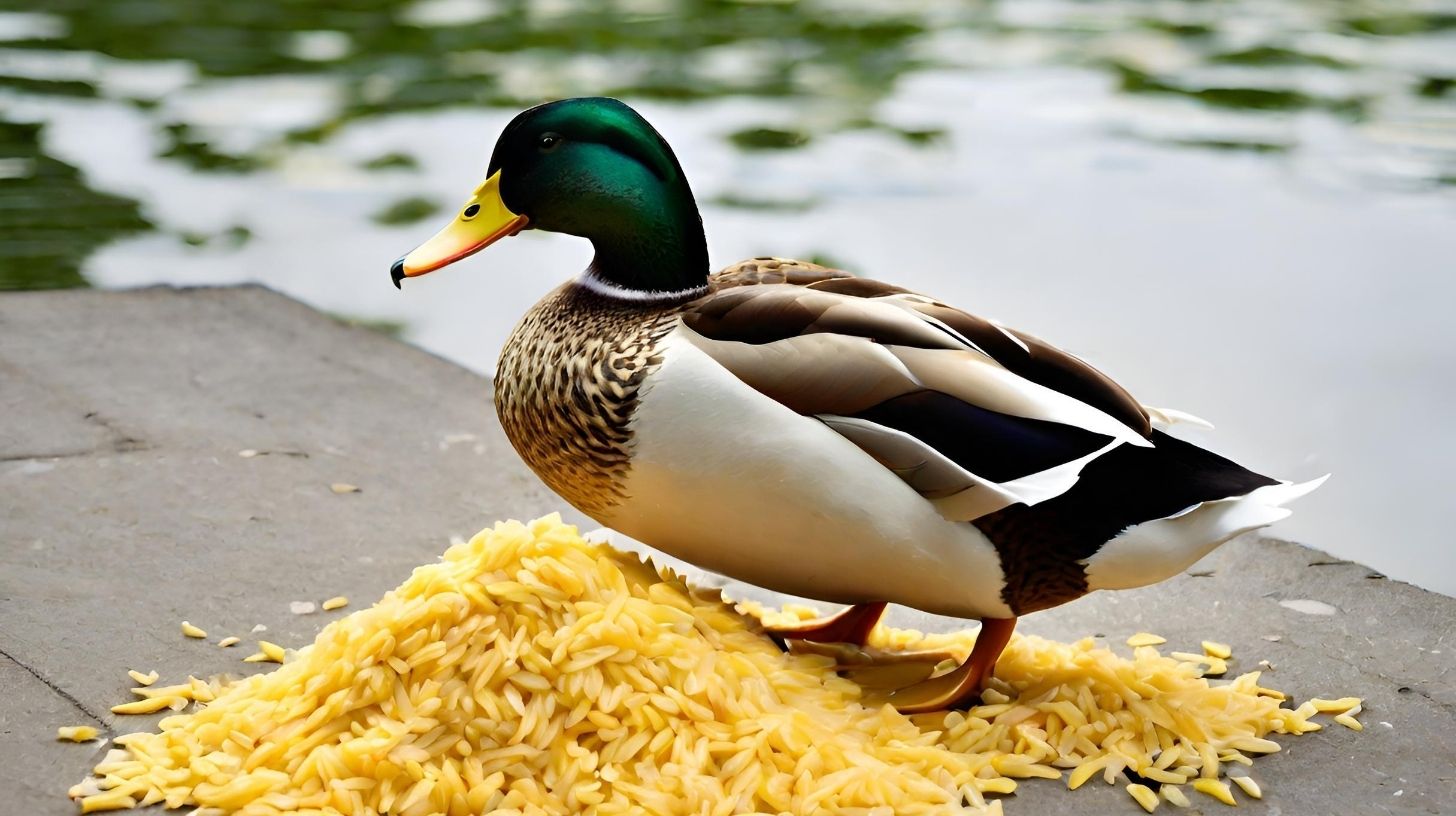 Feed Ducks Rice