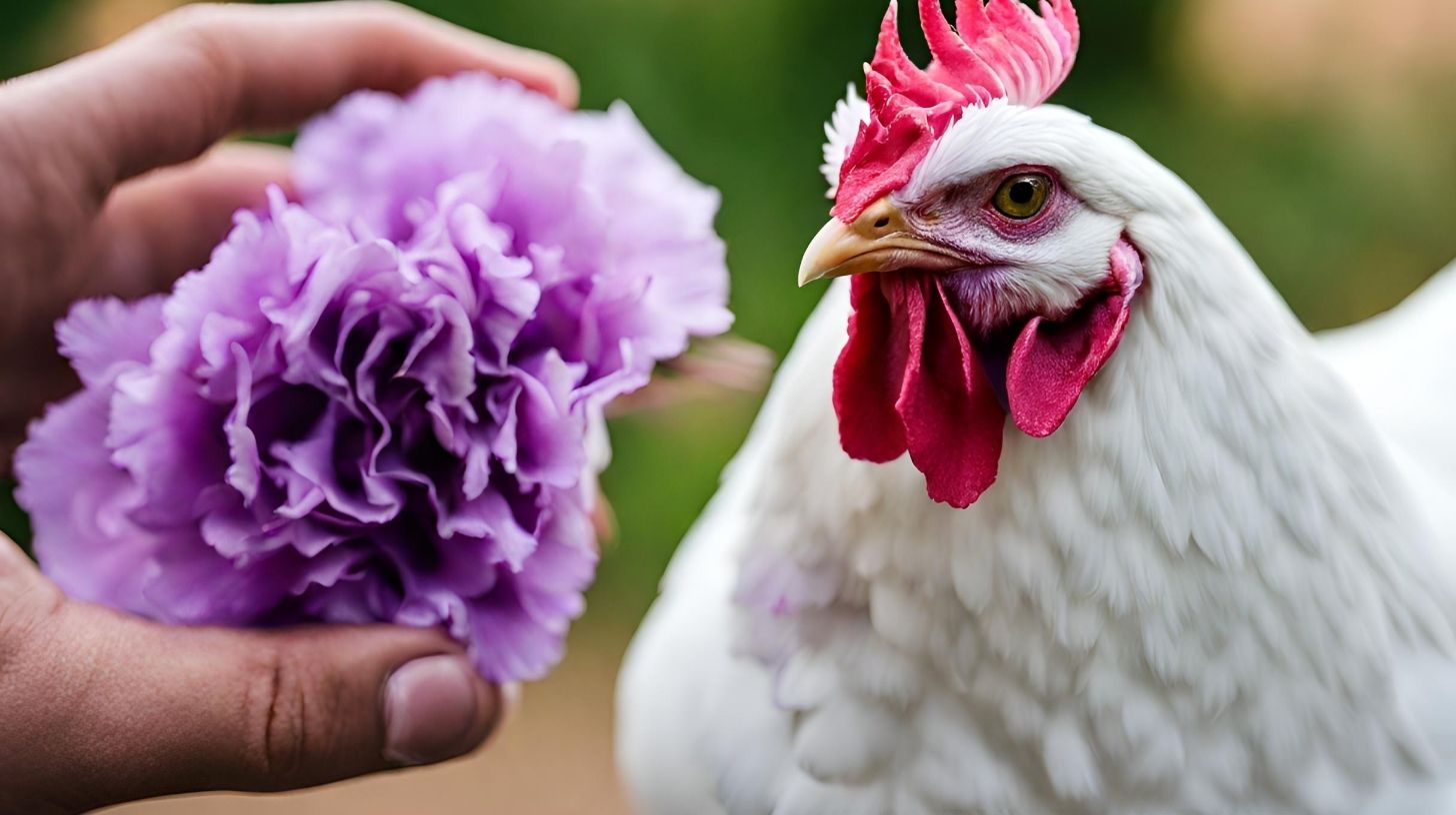 Feeding Carnations to Chickens