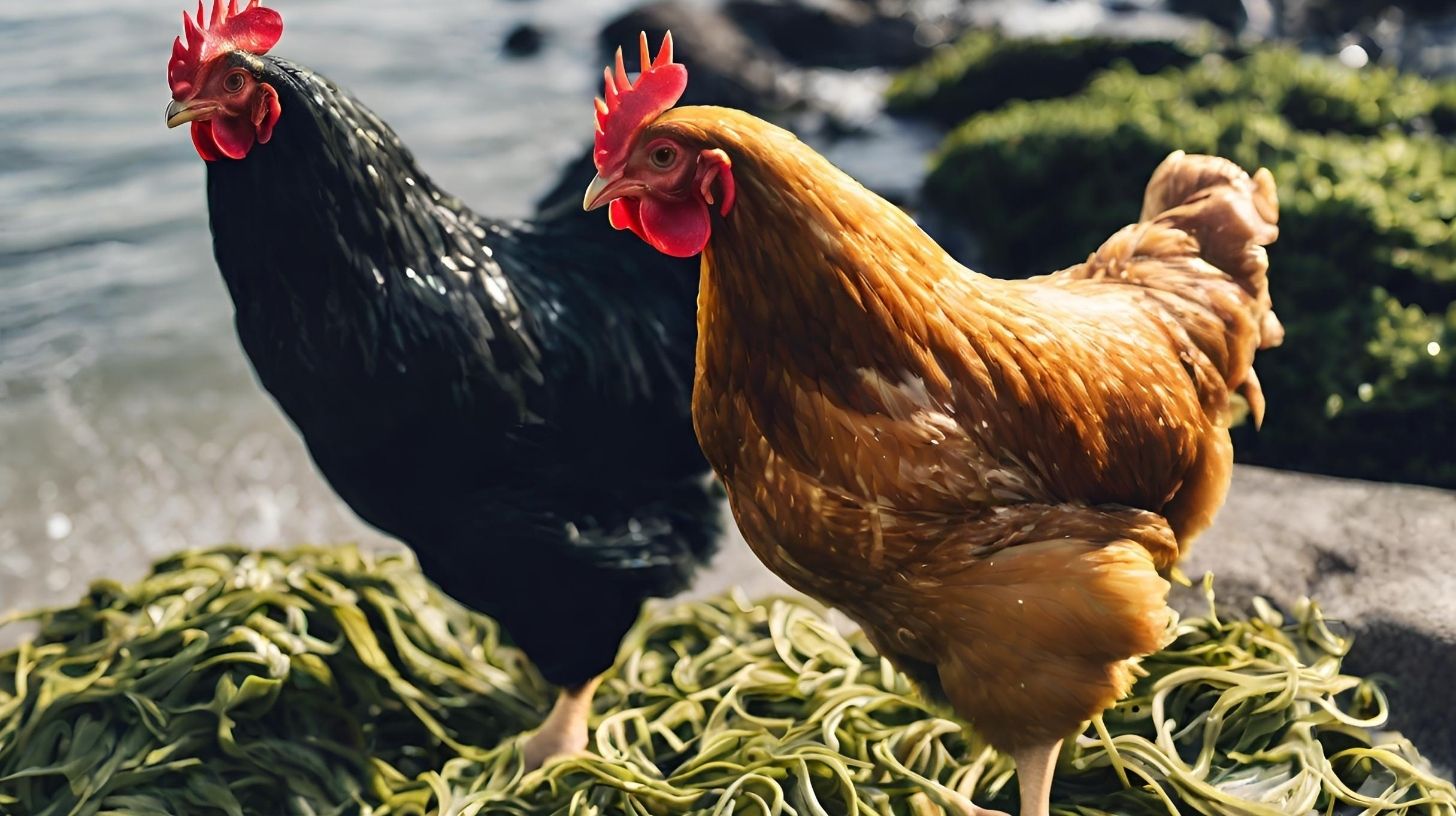 Feeding Chickens Seaweed