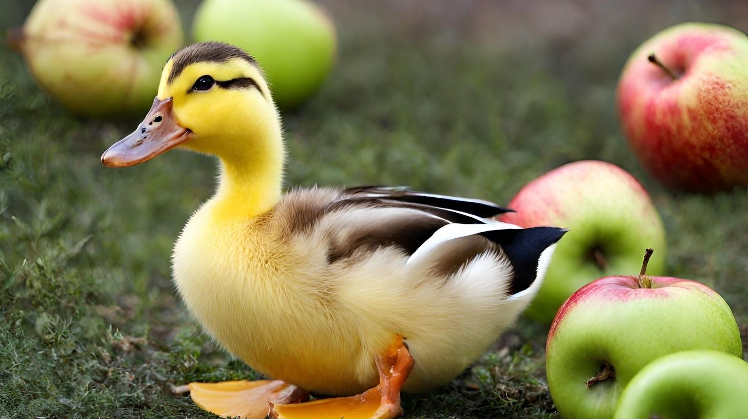 Feeding Ducks Applesauce