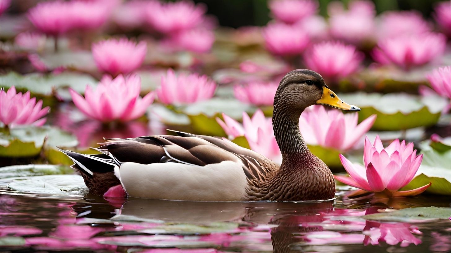 Feeding Ducks Flowers Safely
