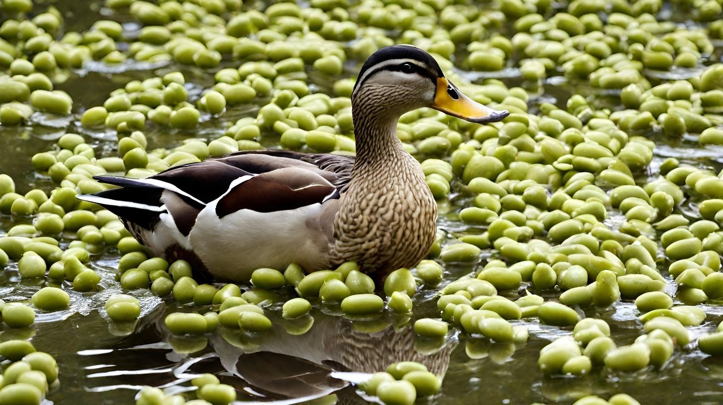 Feeding Soybeans to Ducks