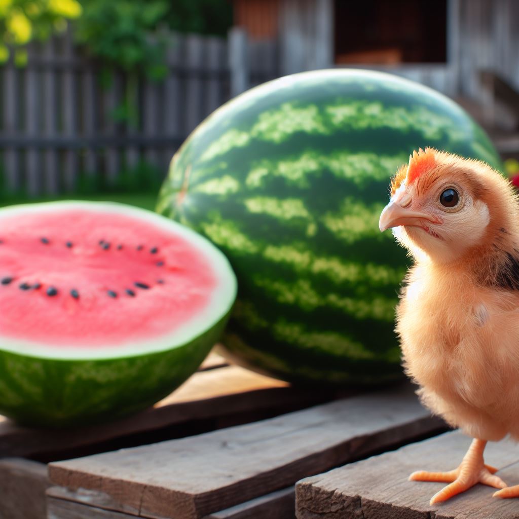 Watermelon for Chickens