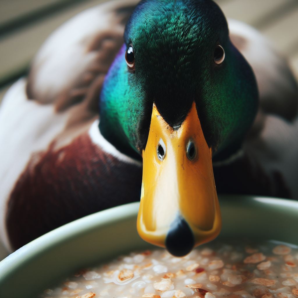 Benefits Oatmeal to Ducks