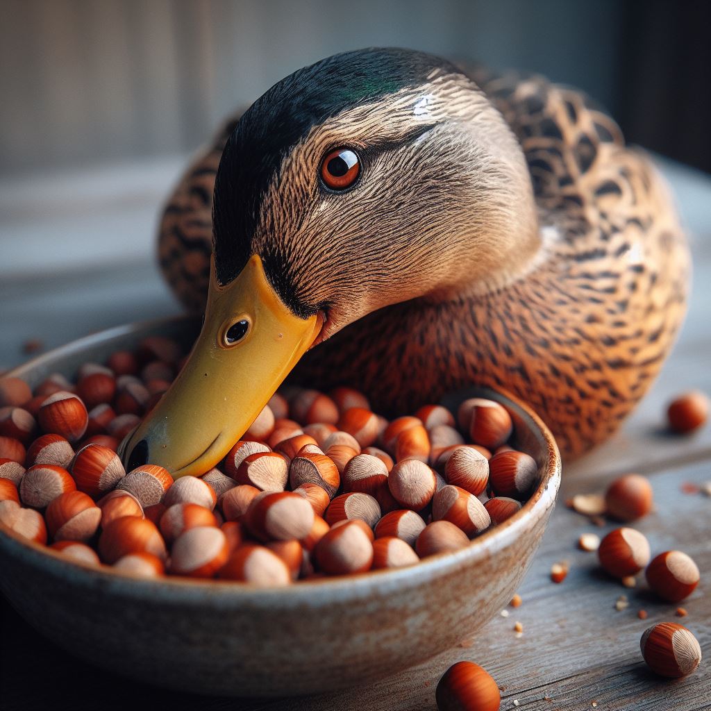 Hazelnuts for Ducks