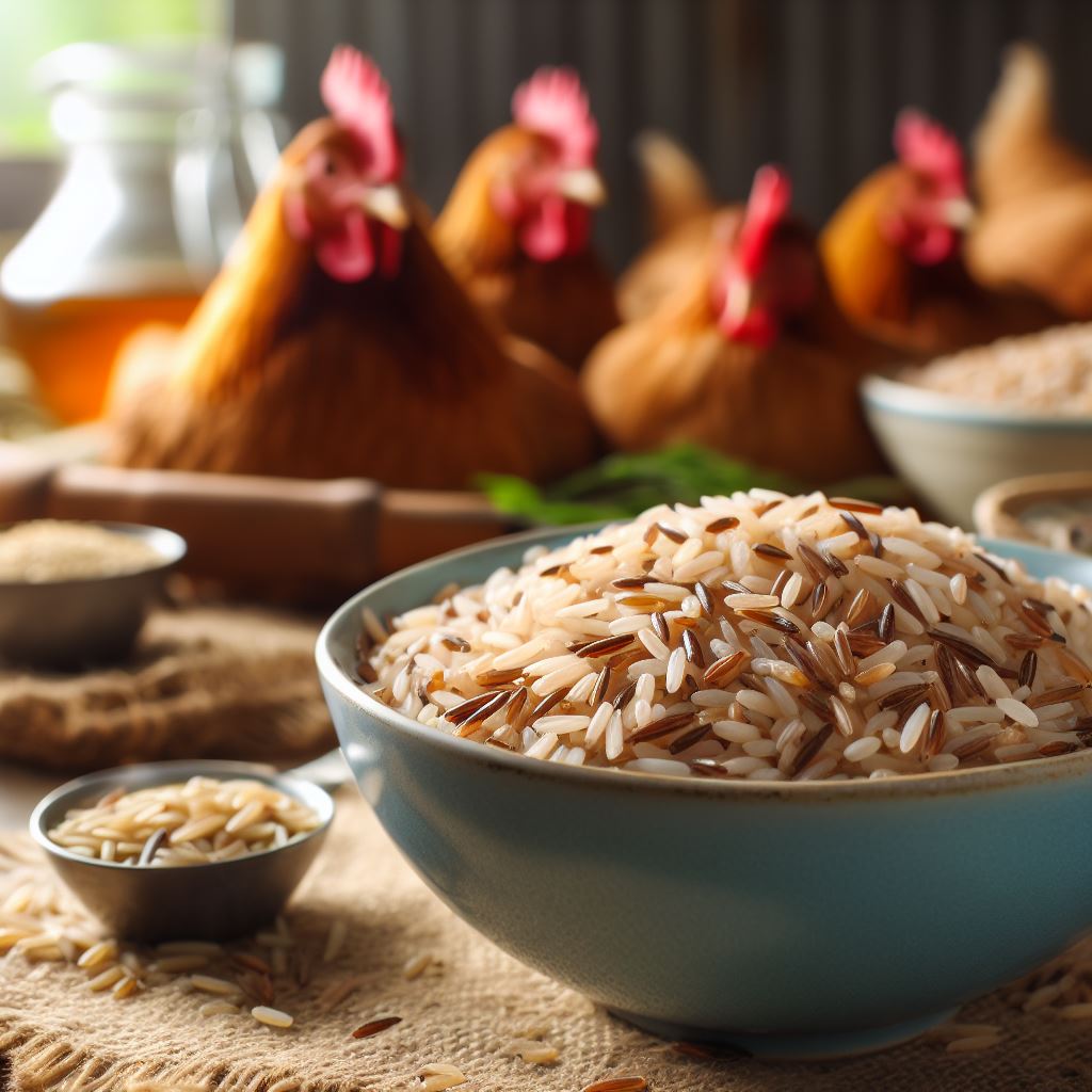 Nutritional Brown Rice for Chickens