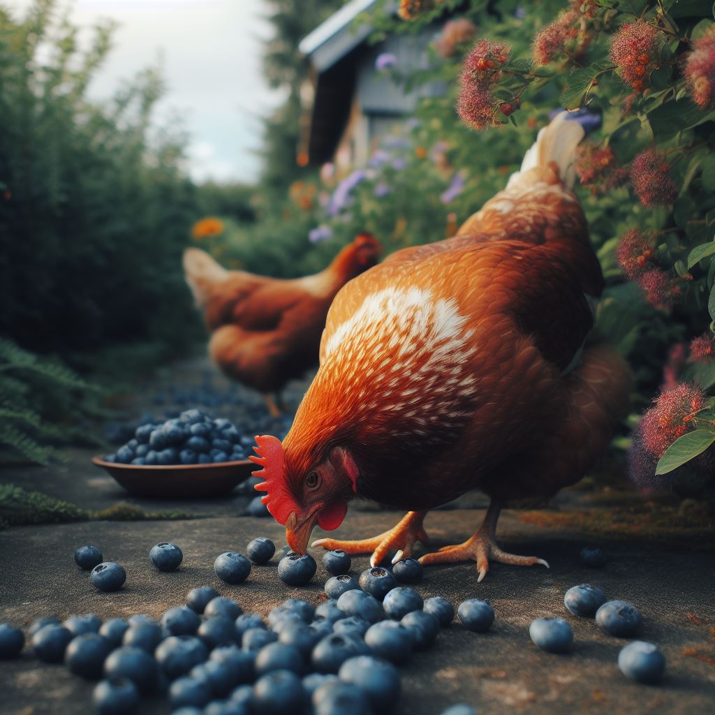 Risks With Feeding Chickens Blueberries