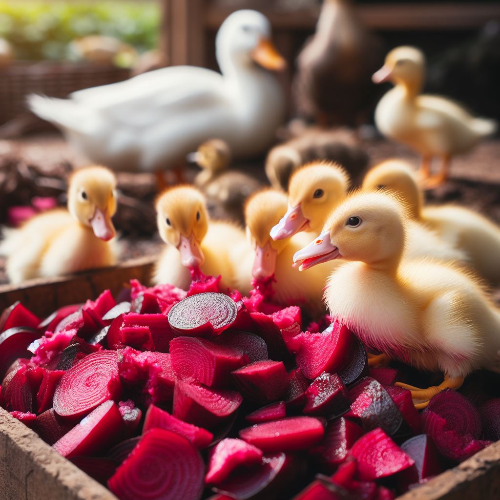 Feeding Beets to Ducks